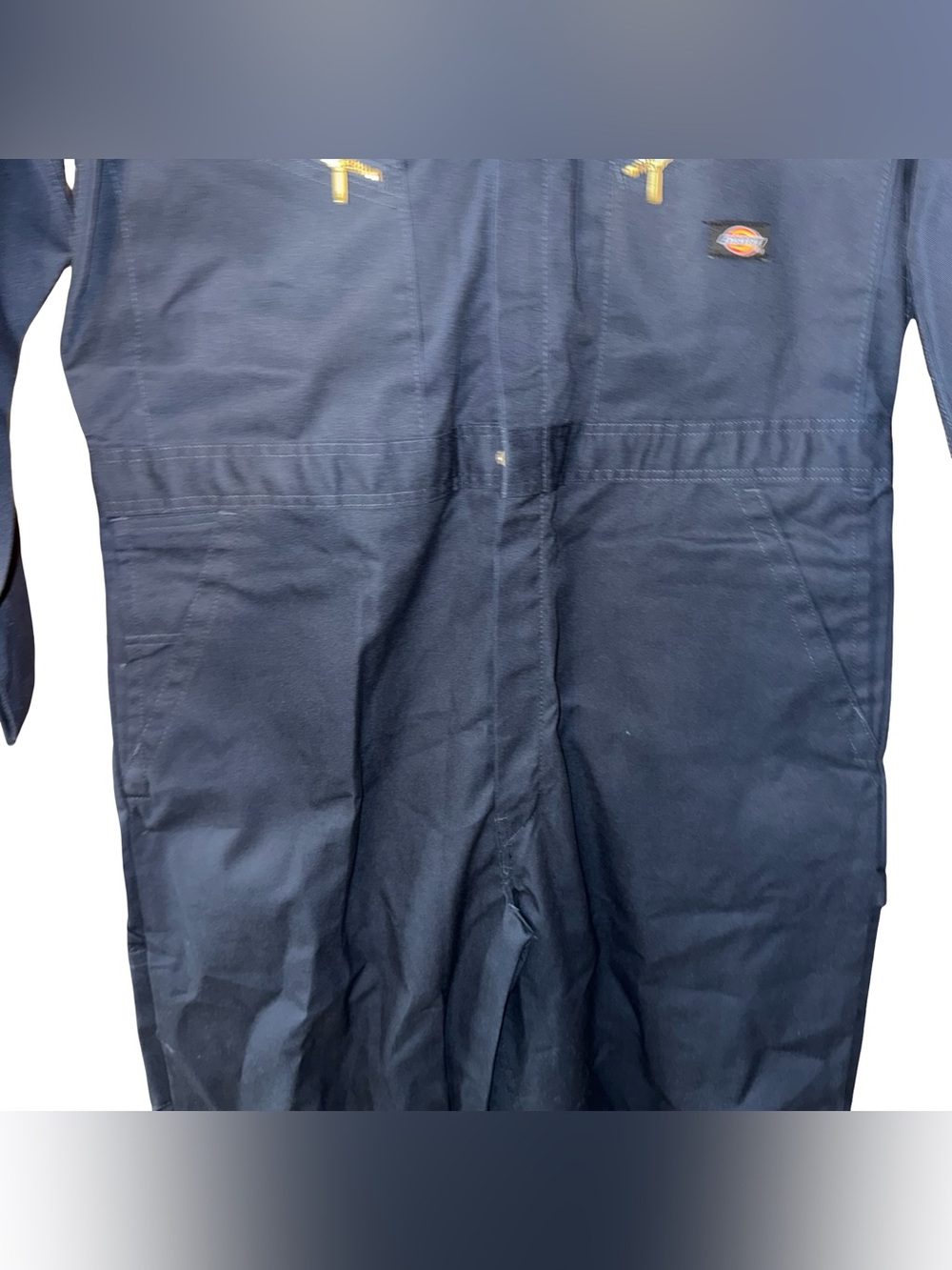 NWT Dickies Deluxe Blended Long Sleeve Coveralls Navy Blue Jumpsuit Workwear XL - Picture 5 of 13